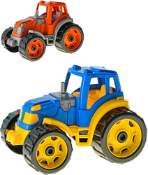 Traktor baby barevný plastový 25cm volný chod na písek 2 barvy Traktor baby barevný plastový 25cm volný chod na písek 2 barvy