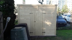 Zahradní domek Leif 4,2 m2 273 x 170 cm tl. 16