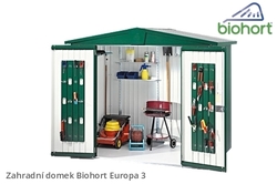 Biohort Zahradní domek EUROPA 3, tmavě zelená .