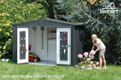 Biohort Zahradní domek EUROPA 4, tmavě zelená .