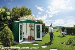 Biohort Zahradní domek EUROPA 4, tmavě zelená .