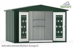 Biohort Zahradní domek EUROPA 5, tmavě šedá metalíza .