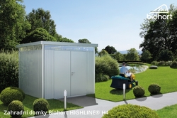 Biohort Zahradní domek HIGHLINE® H2, tmavě šedá metalíza .