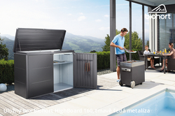 Biohort Úložný box HighBoard 200, tmavě šedá metalíza .