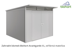 Biohort Zahradní domek AVANTGARDE A7, stříbrná metalíza .
