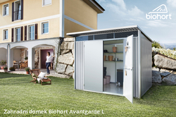 Biohort Zahradní domek AVANTGARDE A7, stříbrná metalíza .