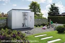 Biohort Zahradní domek AVANTGARDE A4, šedý křemen metalíza .