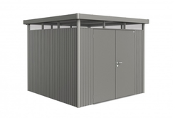 Biohort Zahradní domek HIGHLINE® H5, šedý křemen metalíza .