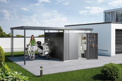 Biohort Postranní střecha pro HighLine H4, tmavě šedá metalíza .