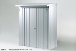 Biohort Dveřní set WoodStock® 150, šedý křemen metalíza .