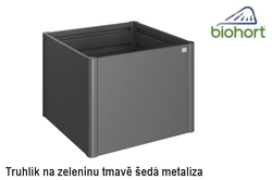 Biohort Zvýšený truhlík na zeleninu 1 x 1 tmavě šedá metalíza .
