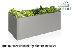 Biohort Zvýšený truhlík na zeleninu 2 x 1 šedý křemen metalíza .