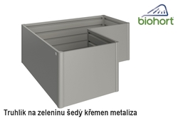 Biohort Zvýšený truhlík na zeleninu L šedý křemen metalíza .