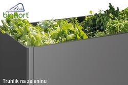 Biohort Zvýšený truhlík na zeleninu L šedý křemen metalíza .