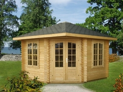 ZAHRADNÍ DOMEK Melanie 9,6 m2 (350cm x 350cm) tl. 44mm