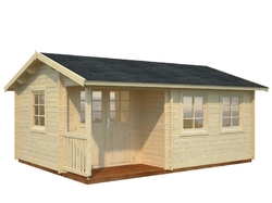 Zahradní domek SUSANNA 16,4 m2 530 x 400 cm tl. 44 mm