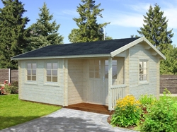 Zahradní domek SUSANNA 16,4 m2 530 x 400 cm tl. 44 mm