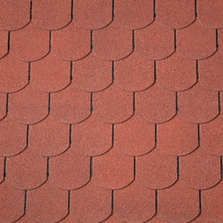 Střešní krytina šindel BOBROVKA 60m2 červený .