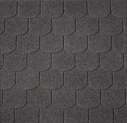 Střešní krytina šindel BOBROVKA 60m2 černý .
