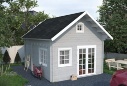 Zahradní domek KENDRA 18,4 m2 (399x499cm) tl. 70mm
