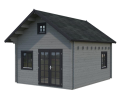 Zahradní domek KENDRA 18,4 m2 (399x499cm) tl. 70mm