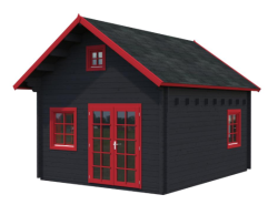 Zahradní domek KENDRA 18,4 m2 (399x499cm) tl. 70mm