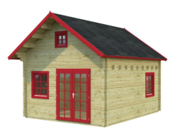 Zahradní domek KENDRA 18,4 m2 (399x499cm) tl. 70mm