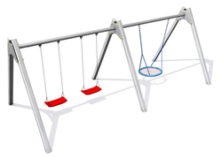 Houpačka Monkey's Duoswing V METAL .