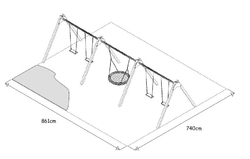 Houpačka Monkey's Duoswing IV .