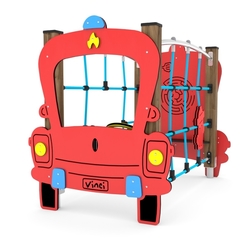 MINIwooden - hasičské auto .
