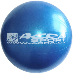 ACRA Míč overball 300mm modrý fitness gymball rehabilitační do 120kg ACRA Míč overball 300mm modrý fitness gymball rehabilitační do 120kg