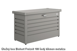 Biohort Úložný box FreizeitBox 100, šedý křemen metalíza .