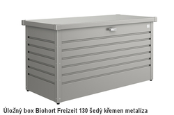 Biohort Úložný box FreizeitBox 130, šedý křemen metalíza .