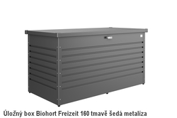 Biohort Úložný box FreizeitBox 160HIGH, tmavě šedá metalíza .