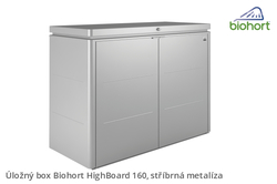 Biohort Úložný box HighBoard 160, stříbrná metalíza .