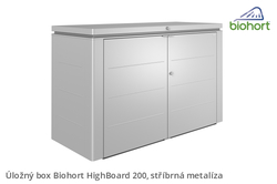 Biohort Úložný box HighBoard 200, stříbrná metalíza .