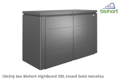 Biohort Úložný box HighBoard 200, tmavě šedá metalíza .