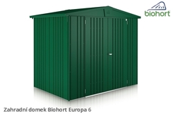 Biohort Zahradní domek EUROPA 6, tmavě zelená .