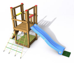 DĚTSKÉ HŘIŠTĚ Monkey´s Home EKO-LINE TURRET PLUS 110X110X240cm