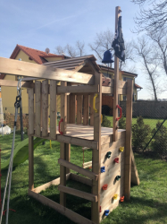 Dětské hřiště Monkey´s Home Malý pirát JIM bez skluzavky