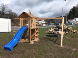 Dětské hřiště Monkey´s Home Malý pirát JIM bez skluzavky