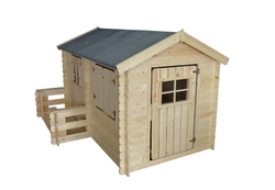 Dětský dřevěný domek M503 235x175x151cm