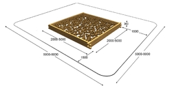 Hranolkoviště otevřené 2x2 m Hranolkoviště otevřené 2x2 m