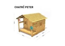 Dětský domeček  Monkey´s Home Chatrč pirát Peter .
