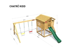 Dětský domeček Monkey´s Home Chatrč pirát Kidd .