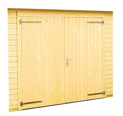 Garážová vrata dřevěná 225x194 cm .