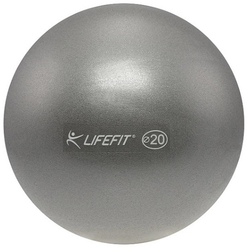 Míč gymnastický Lifefit Anti-Burst stříbrný 20cm balon rehabilitační do 100kg Míč gymnastický Lifefit Anti-Burst stříbrný 20cm balon rehabilitační do 100kg