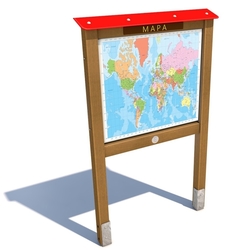 Monkey's edukační panel - Mapa světa 160 cm Monkey's edukační panel - Mapa světa 160 cm cm