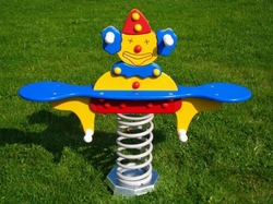 Dvou-Houpačka pružinová Monkey's Klaun .