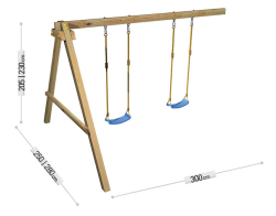 Přídavný modul   EKO-LINE DOUBLE SWING 205 250X300X205cm